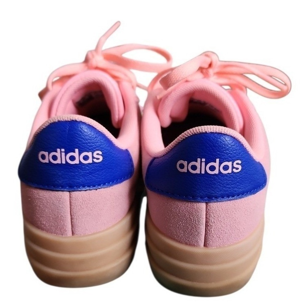 Adidas VL Court Bold Platform Pink Lime girl's 4 barbiecore Skater pastel Retro - Picture 5 of 7